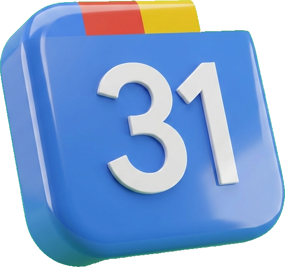 Google Calendar 3D Icon